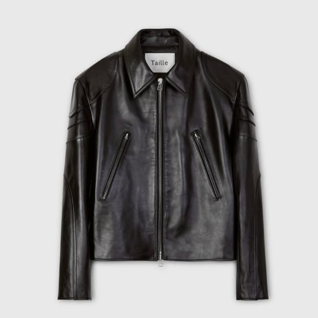 타일레 24ss 카우하이드 레더 바이커 자켓 1사이즈