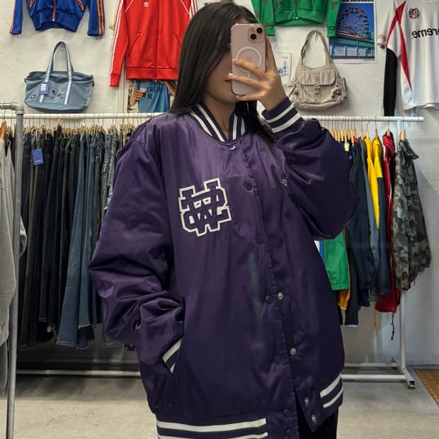 나이키 NSW 스우시 나일론 바시티 자켓 L