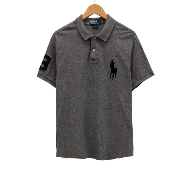 폴로 피케 반팔 빅포니 그레이 (XL) 