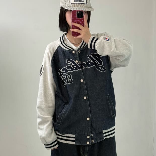 90‘s 러셀 mlb 바시티 자켓