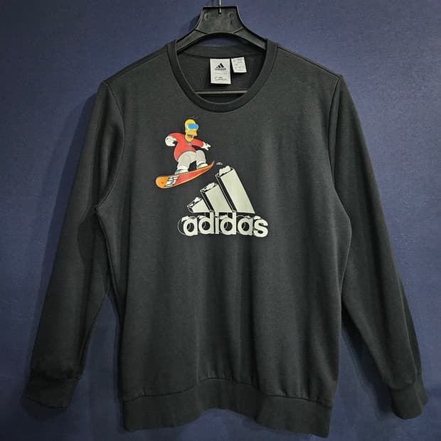 아디다스 심슨 콜라보 차콜컬러 남성 110~115 맨투맨 