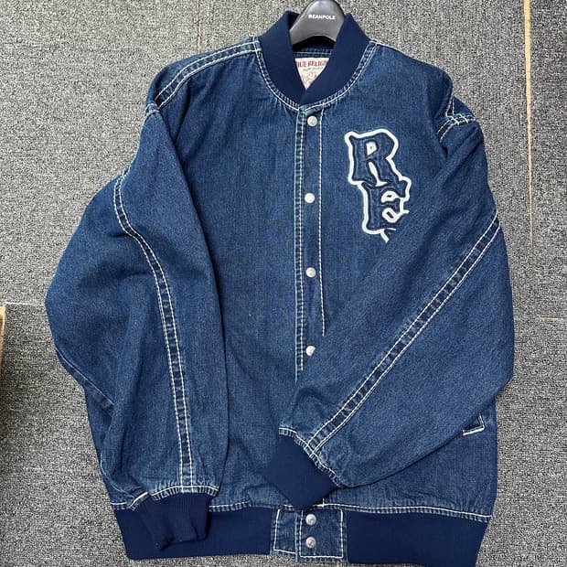 트루릴리젼 바시티 자켓 인디고 XL