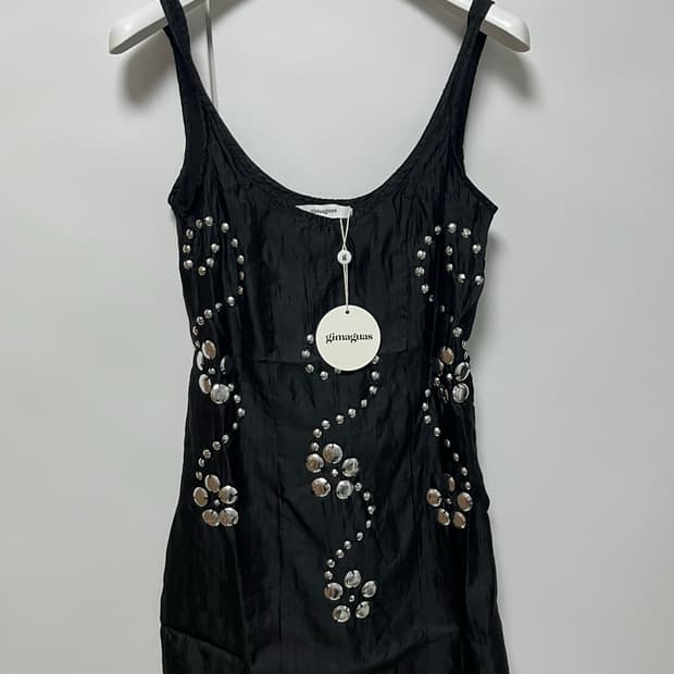 [M]기마구아스 Claude 스터드 미니 드레스