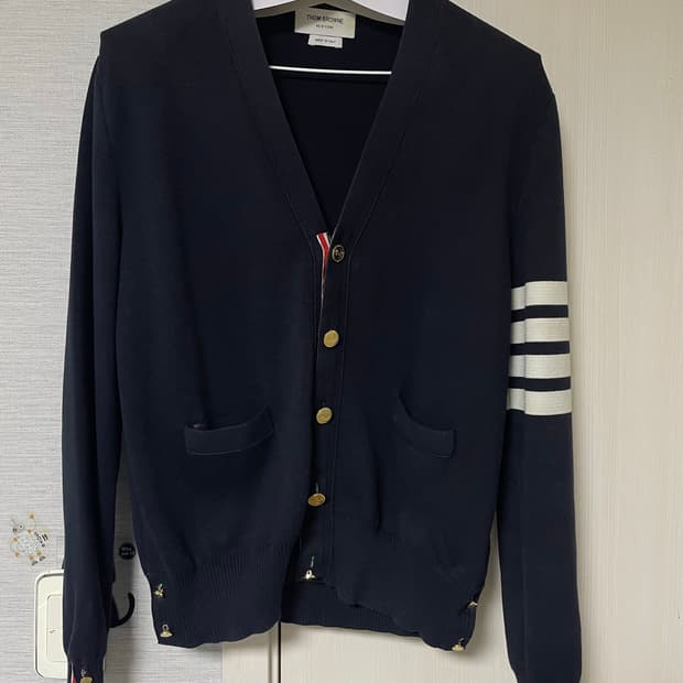 [2] 톰브라운 밀라노 스티치 금장 가디건