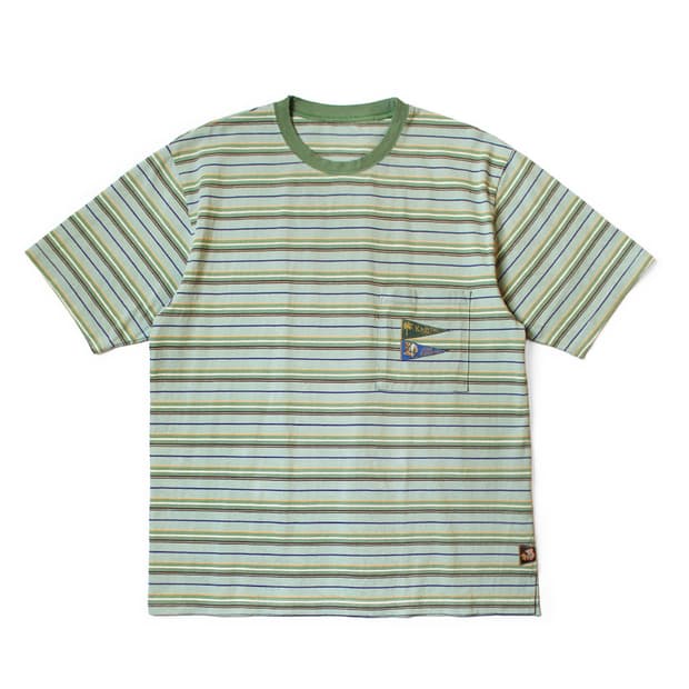 [XL] 캐피탈 멀티 스트라이프 보더 티셔츠 