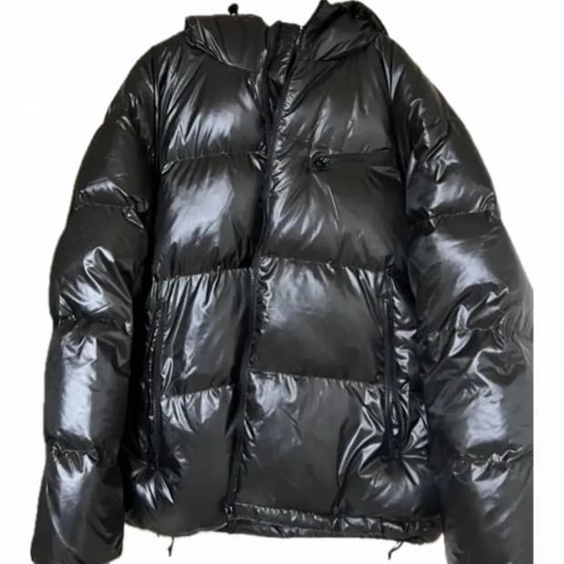 키뮤어 RDS 후디드 다운 점퍼 블랙 L