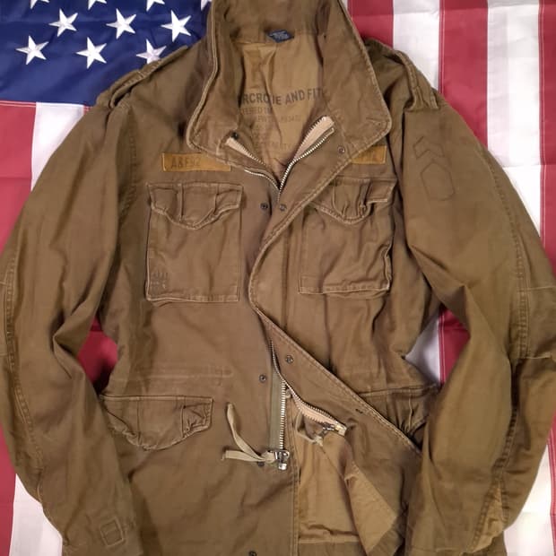 오리지날 아베크롬비 밀리터리 M-65 필드야상
