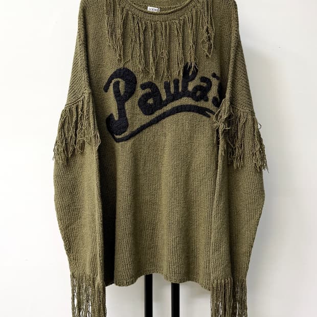 로에베 x Paulas Ibiza 19S/S 프린지 니트