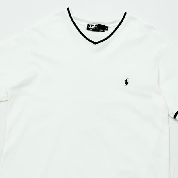 Polo 폴로랄프로렌 V넥 반팔 니트