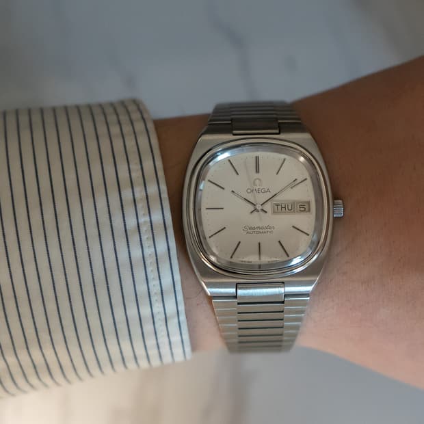 오메가 씨마스터 테레비 데이데이트 오토매틱 빈티지 시계