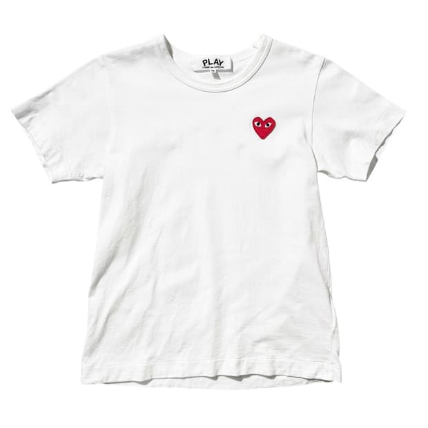 꼼데가르송 플레이 하트와펜 반팔 티셔츠