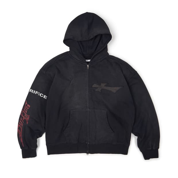 [XL] etce WASHED SACRIFICE 후드집업