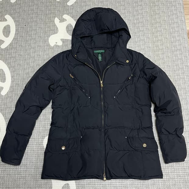 폴로 여성라인 랄프로렌 패딩 블랙 L