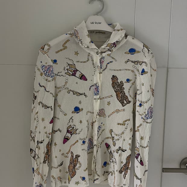 츠모리치사토 플리츠셔츠 44,55 