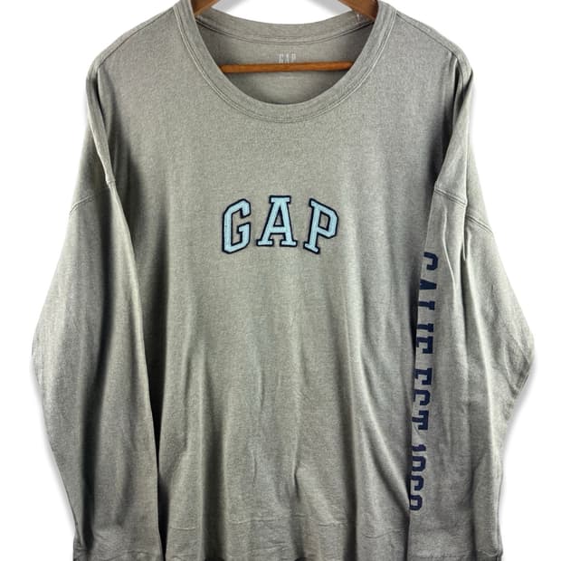 갭 스펠아웃 사이드 프린팅 롱슬리브2799