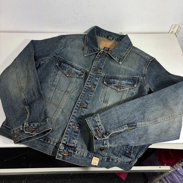 M 아베크롬비 진청 데님자켓