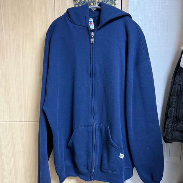 [XXL] 빈티지 러셀 후드집업 네이비 (usa)