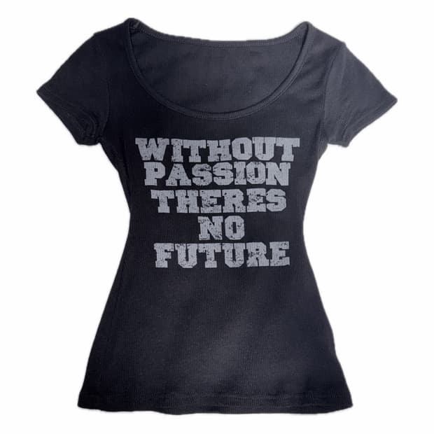 Y2k 빈티지 슬림핏 반팔 티셔츠