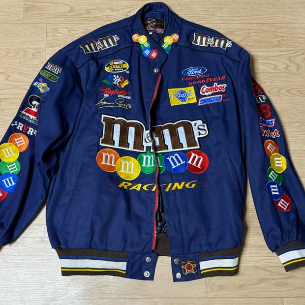 M&Ms 네이비 레이싱자켓