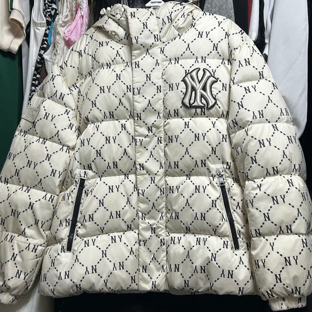 Mlb 모노그램 숏패딩 s