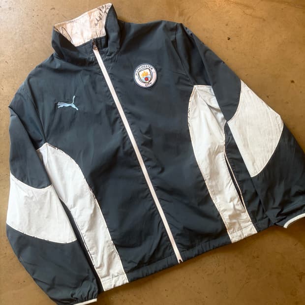 푸마 맨시티 리버시블 바람막이 