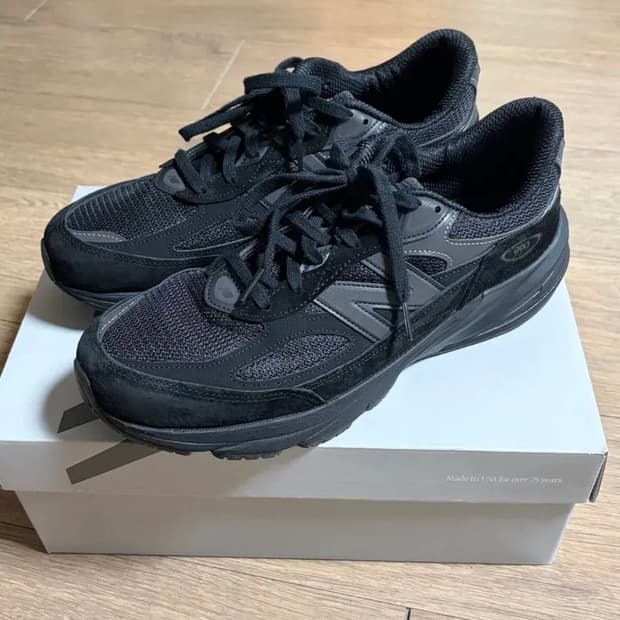 뉴발란스 990v6 트리플 블랙 280