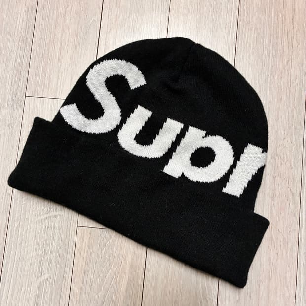 슈프림 비니 블랙