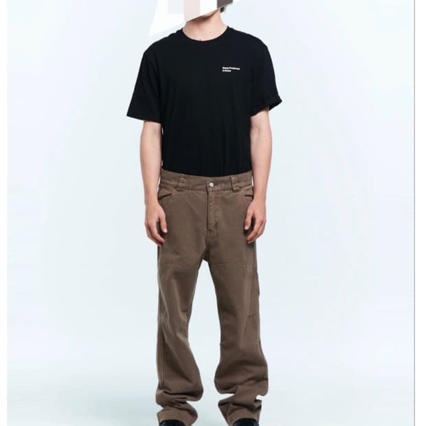 MPa CALF POCKET PANTS (BROWN)
