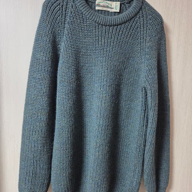 아란크래프트  헤비울 니트 스웨터 라지