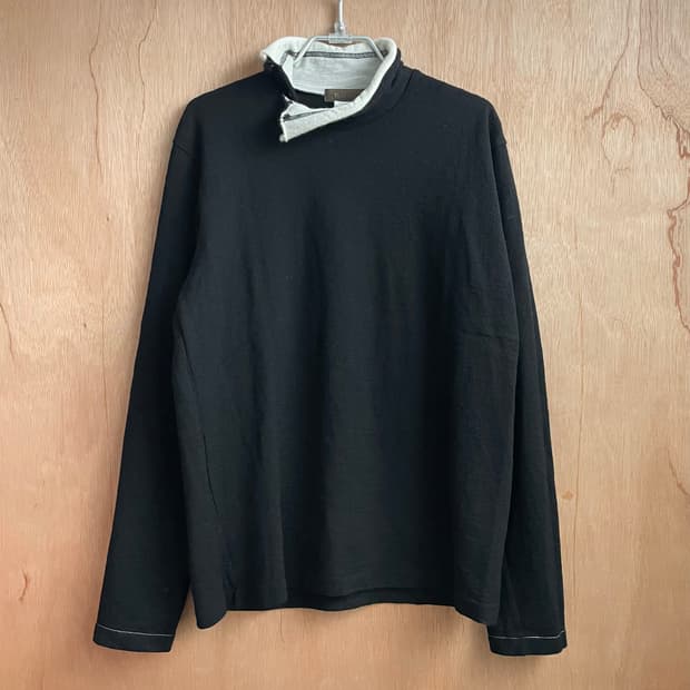 요지야마모토 Y’s for men 넥 스냅 니트