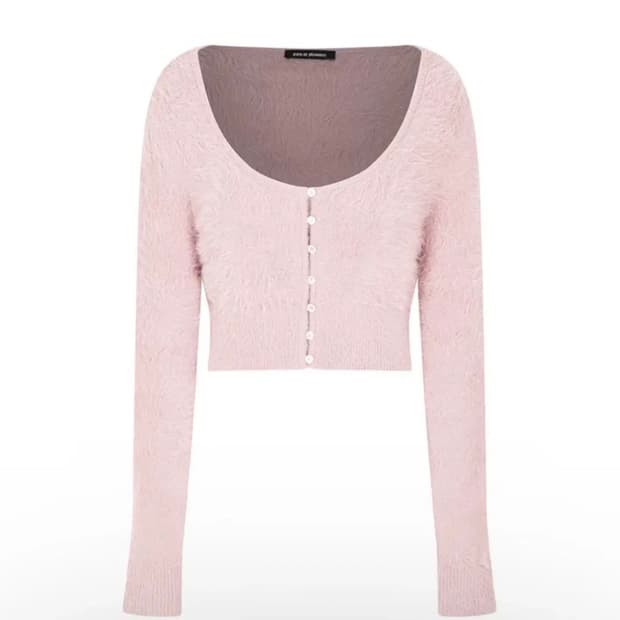 Pain or pleasure 크롭 가디건