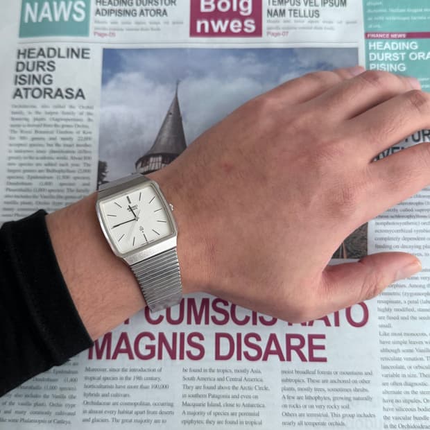 세이코 Seiko 쿼츠 스퀘어