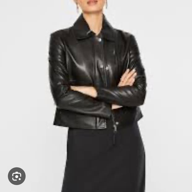 [클럽 모나코] 크롭 레더 자켓