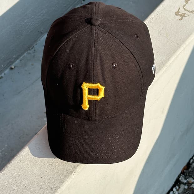 [L-XL] 뉴에라 피츠버그 로고 블랙 볼캡 모자