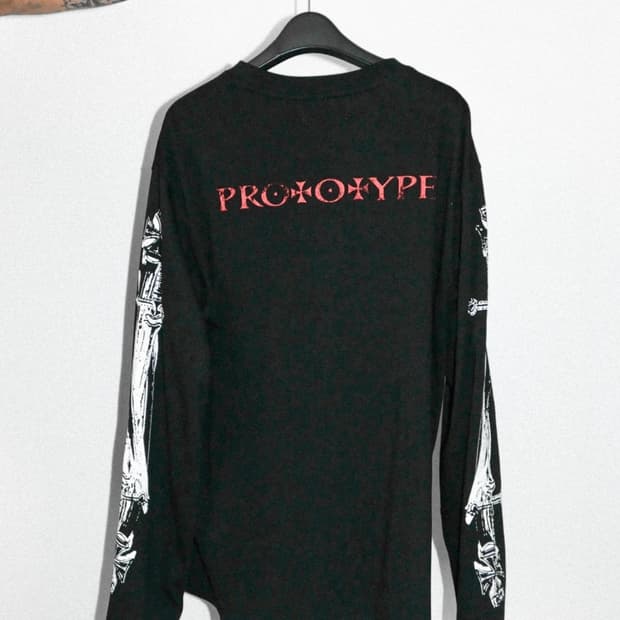 ETCE CROSS SWORD L/S TEE (BLACK) XL