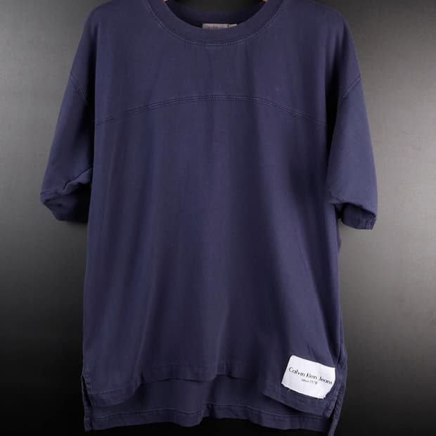 캘빈클라인 빅로고 무지 티셔츠