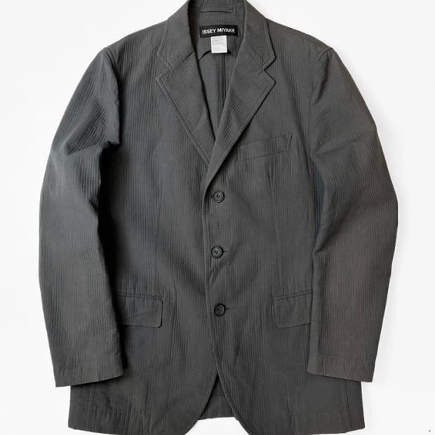 이세이미야케 엠보 패턴 블레이저 자켓 PN5706