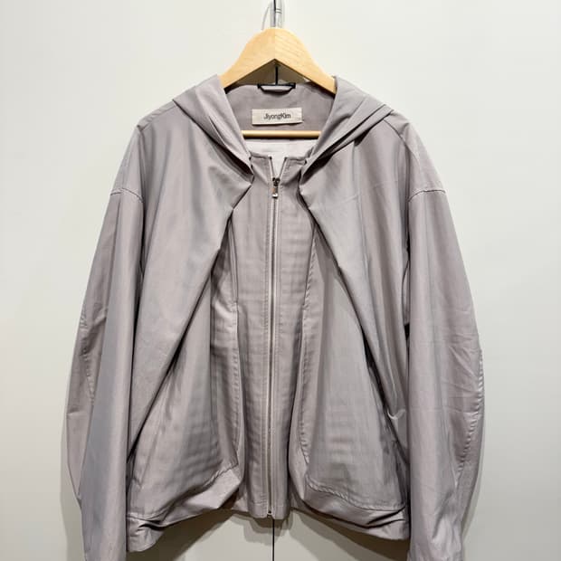 23FW JiyongKim 지용킴 드레이프 후드 자켓