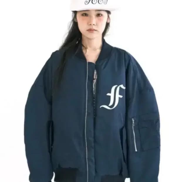 샵페어리 봄버자켓 네이비