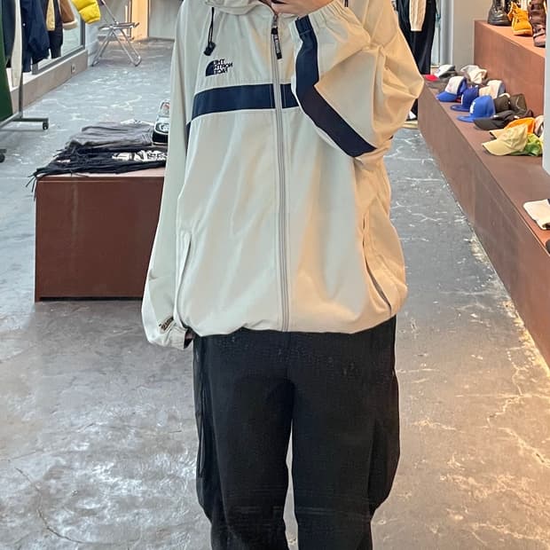 노스페이스 og 배색 디테일 바람막이재킷 H986