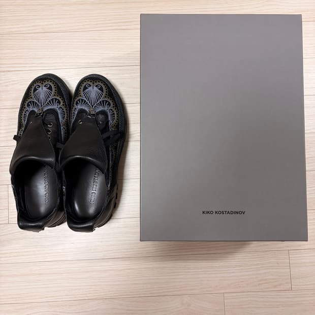 [41] 24FW 키코코스타디노브 찰리스 레이스업 블랙