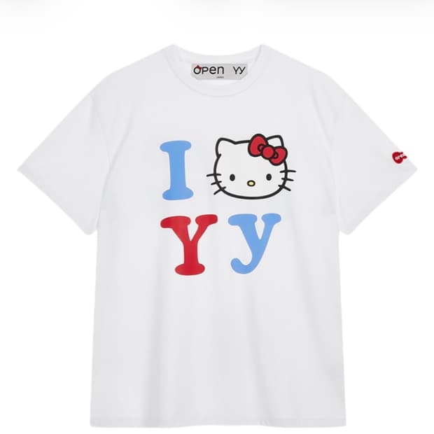 오픈와이와이 헬로키티 셔츠 화이트