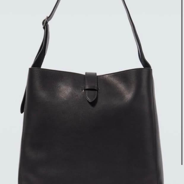 더로우 블레이크 호보백 토트백 새들 레더the row blake hobo