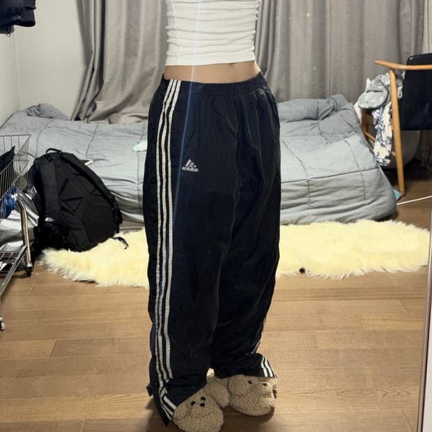 아디다스 삼선 트랙팬츠 바람막이