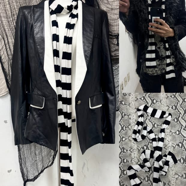 4Black&White Scarf 2.5