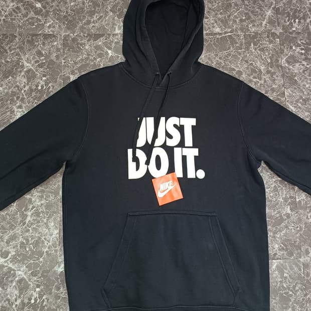 나이키 JUST DO IT 후드티 블랙 M