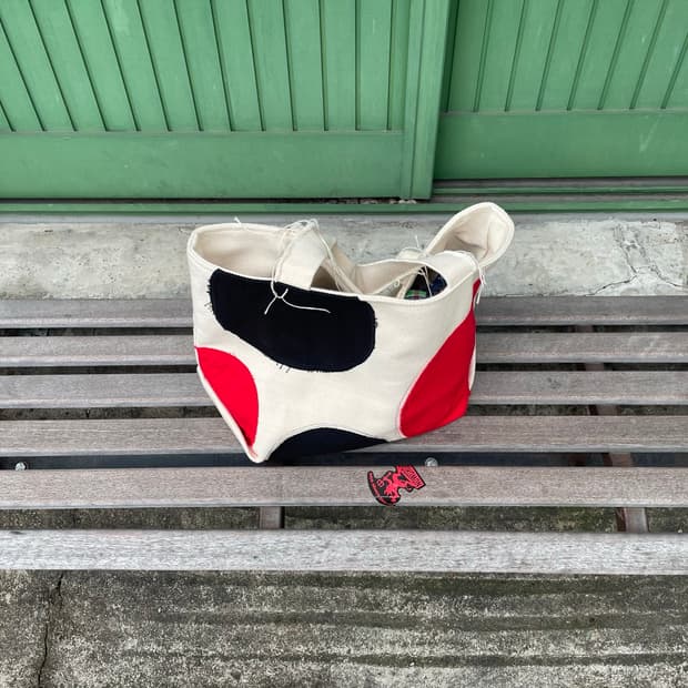 33. ladybug fringe bag      • handmade •
