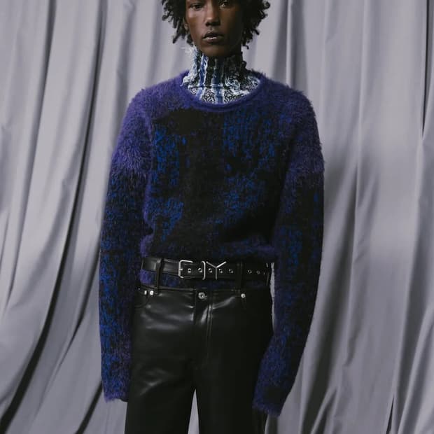 와이프로젝트 Y belt leather pants M