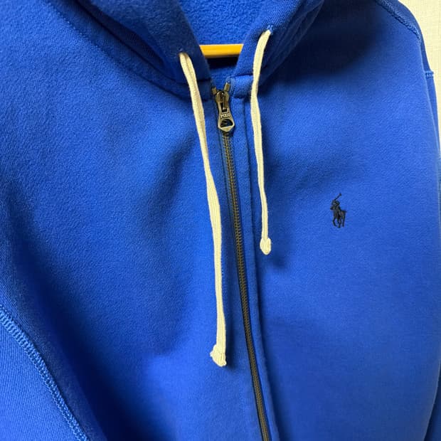 LG) 폴로랄프로렌 빈티지 후드집업 블루 