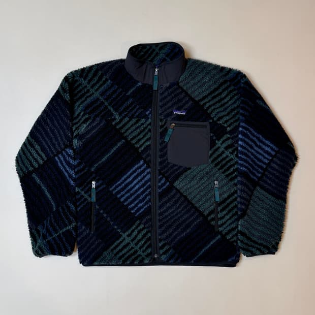 [M] 파타고니아 클래식 레트로X 플리스 자켓 레인폴 퀼트 잉크 블랙